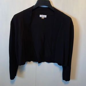Black 3/4 sleeve shrug
